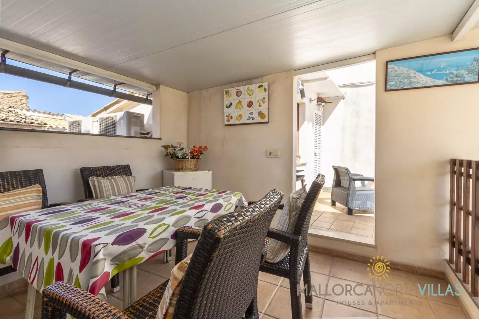 Casa Guillermo Bonita Casa de Pueblo en Pollensa-Esszimmer
