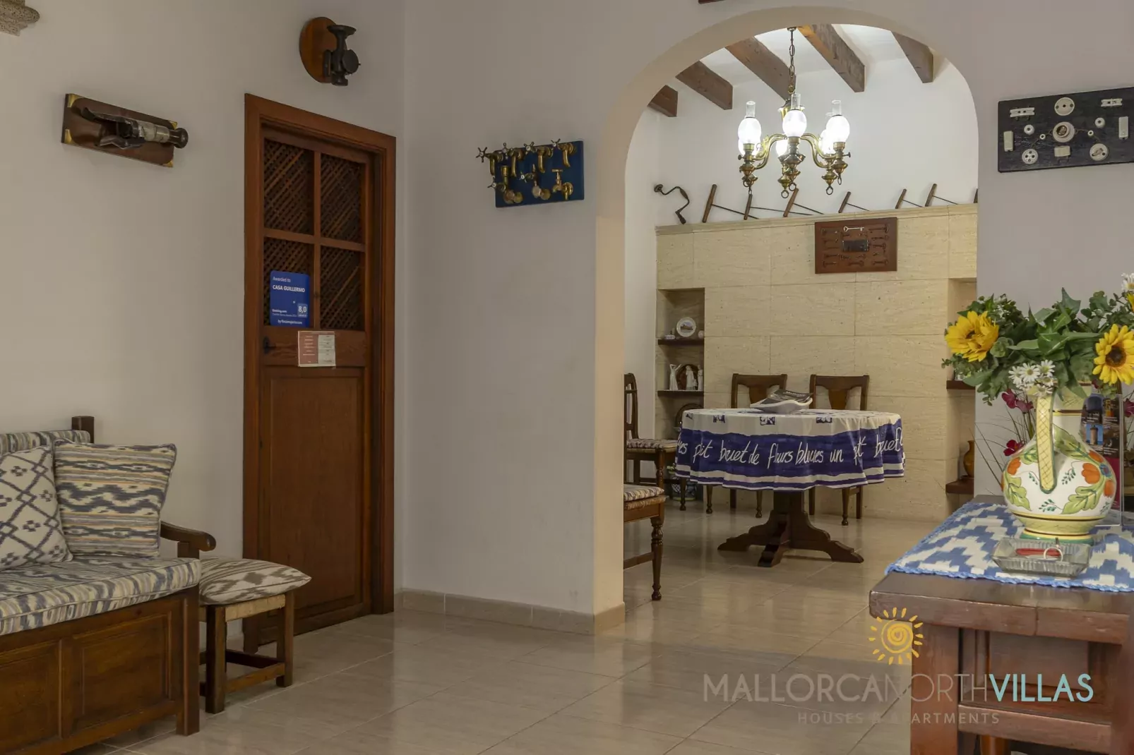 Casa Guillermo Bonita Casa de Pueblo en Pollensa-Esszimmer
