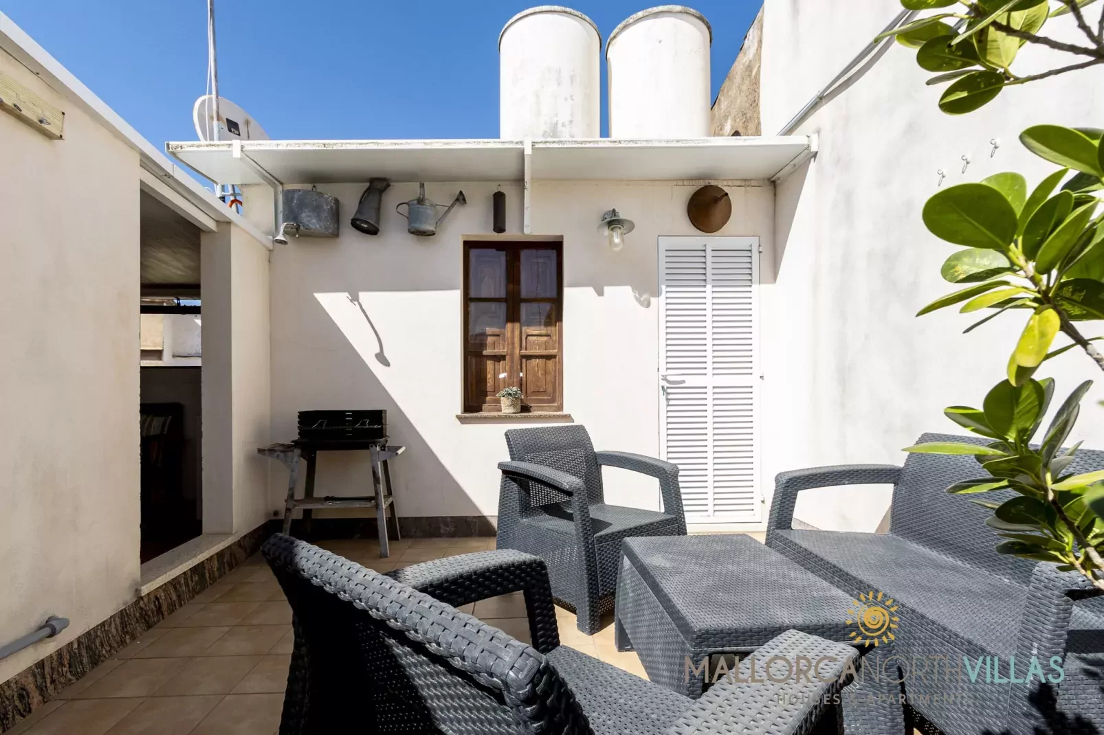Casa Guillermo Bonita Casa de Pueblo en Pollensa-Terrassenbalkon