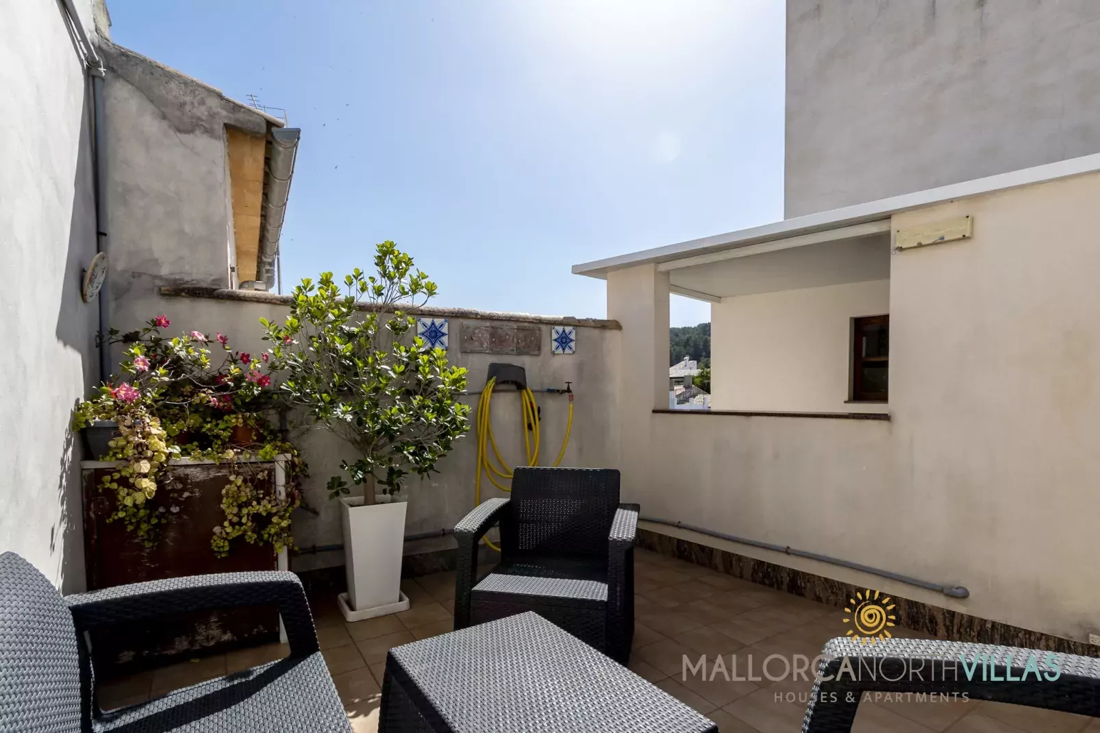 Casa Guillermo Bonita Casa de Pueblo en Pollensa-Terrassenbalkon
