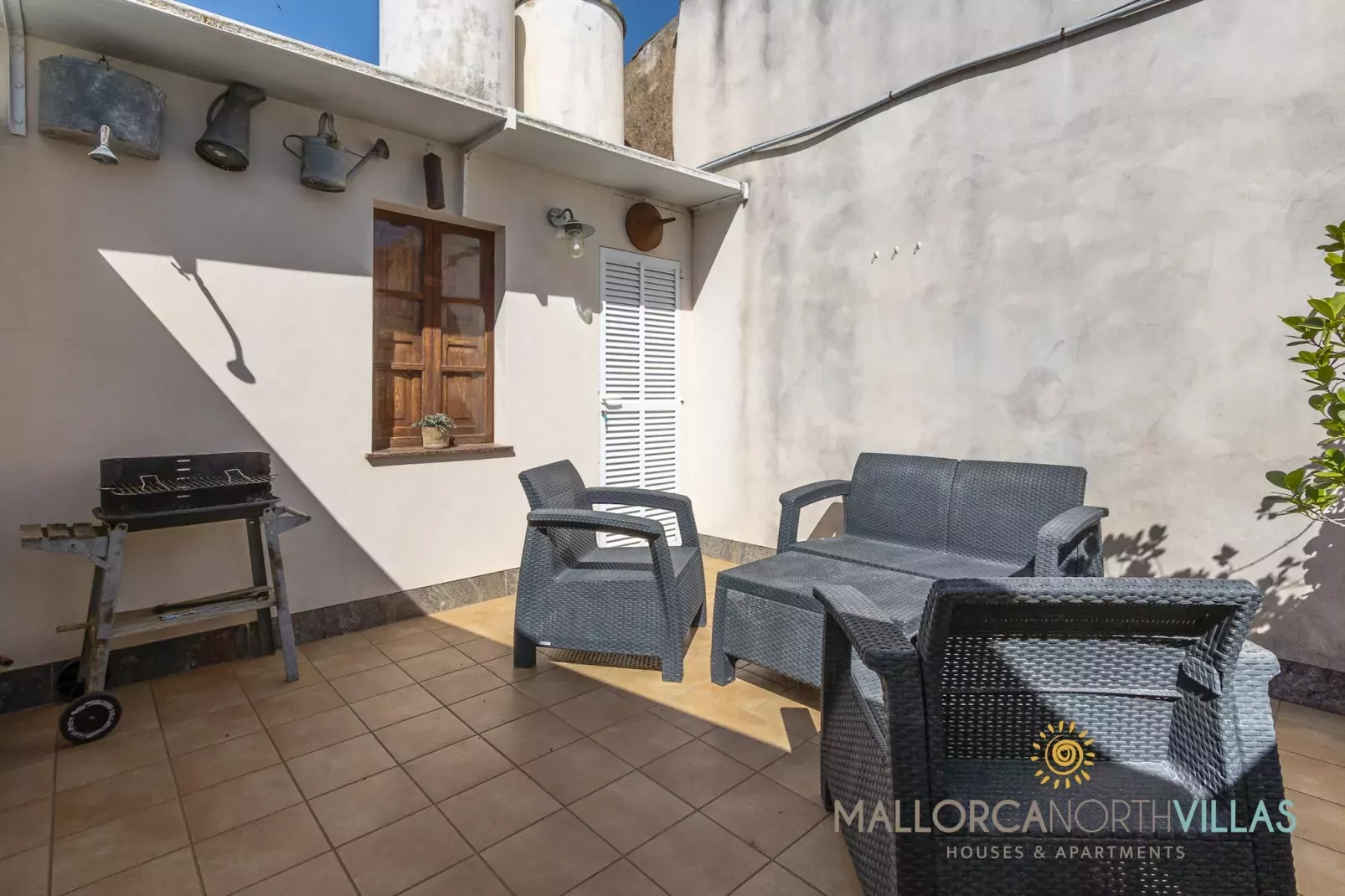Casa Guillermo Bonita Casa de Pueblo en Pollensa-Terrassenbalkon
