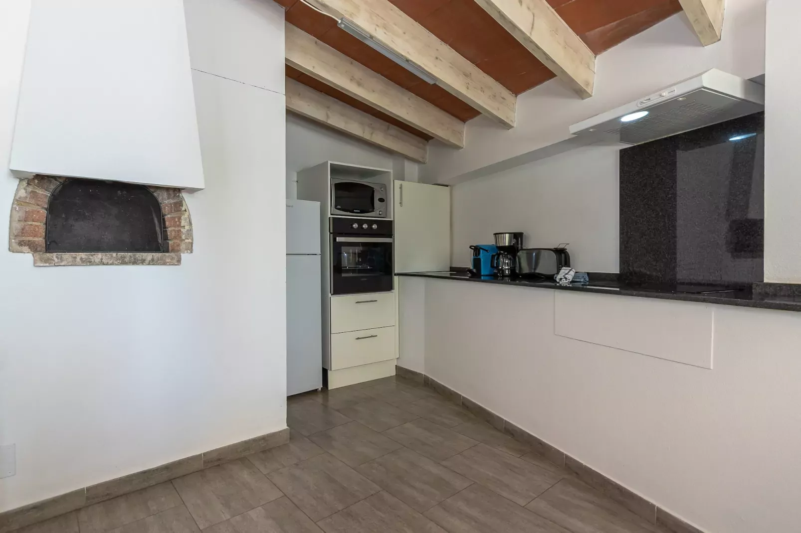 VILLA LES OLIVERES PETITES DE UN DORMITORIO-Kitchen