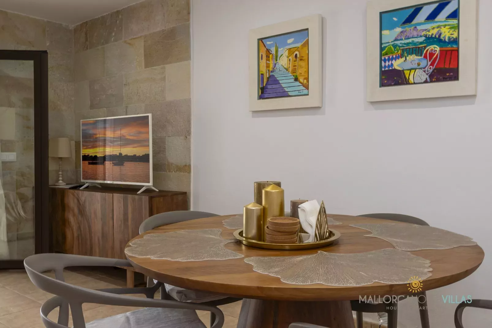 Club del Sol 8: Acogedor Apartamento con Piscina-Salle à manger