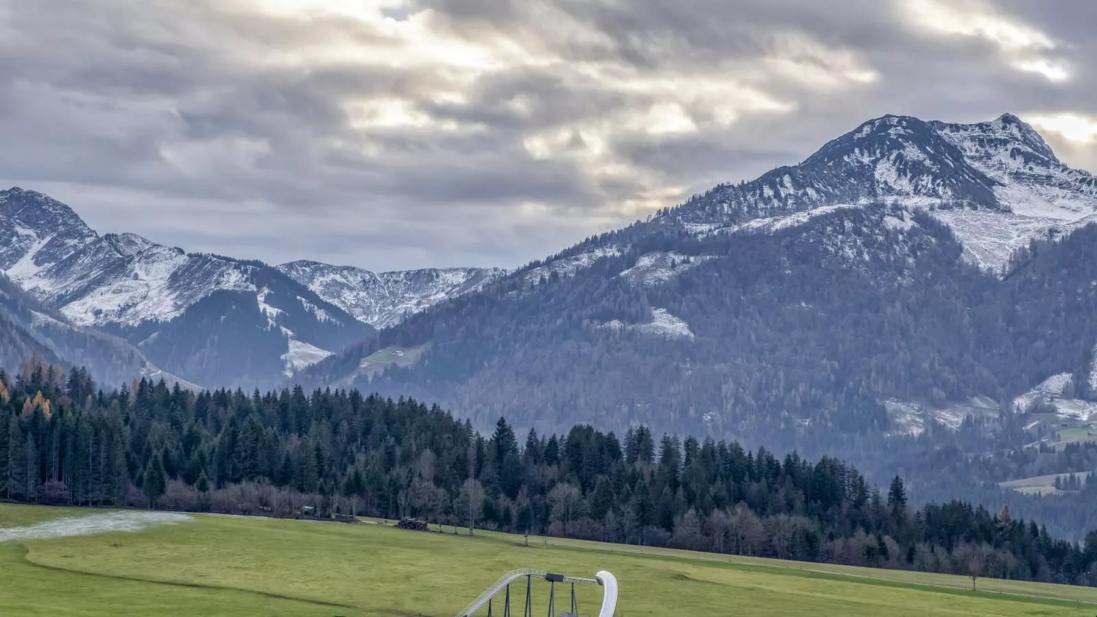 Berg und Blüte II-Aussicht Winter