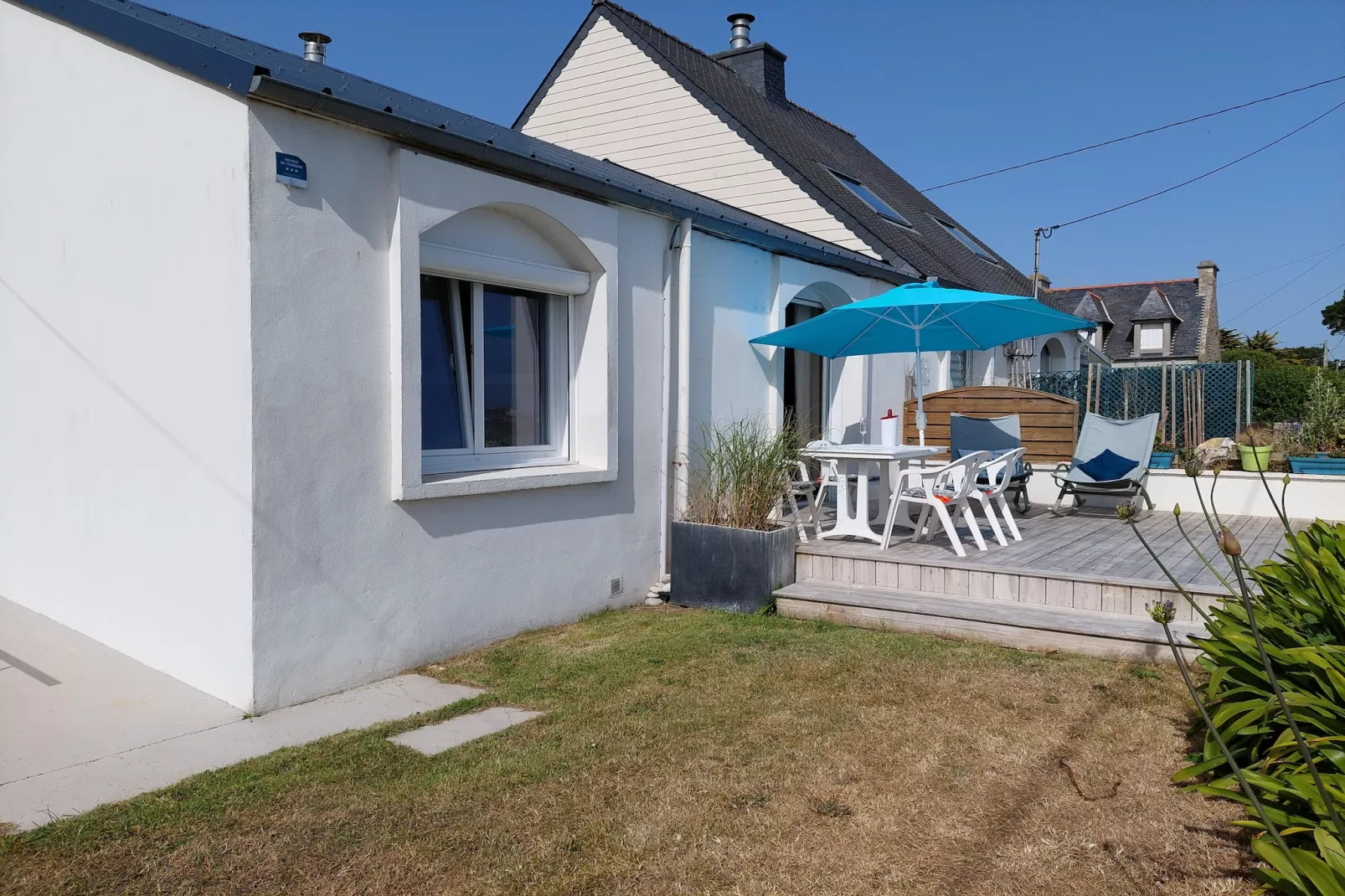 Doppelhaushälfte Plouguerneau-Terrace balcony