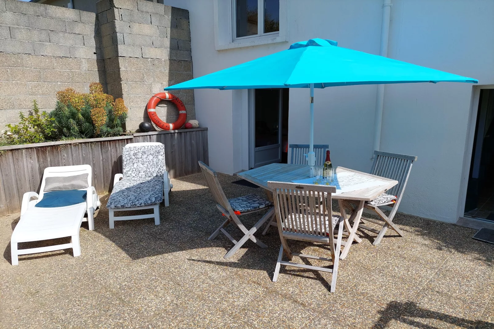 Doppelhaushälfte Plouguerneau-Terrace balcony