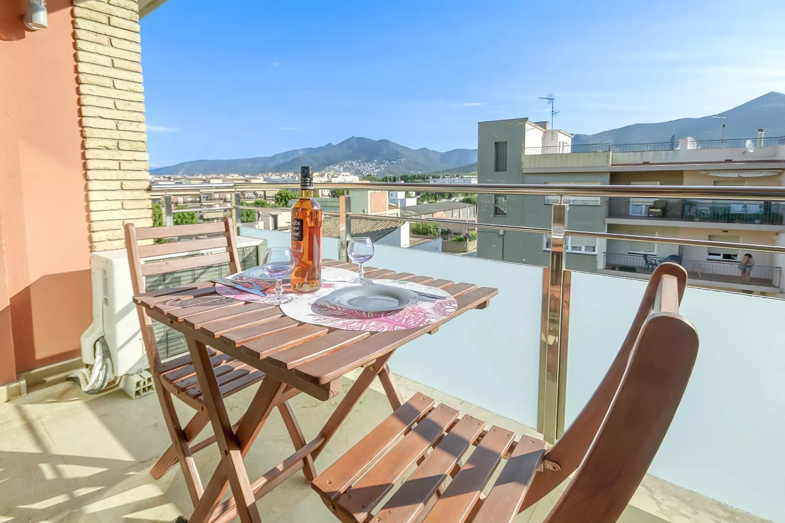RAVAL DELS GRECS 16 Roses-Terrassenbalkon
