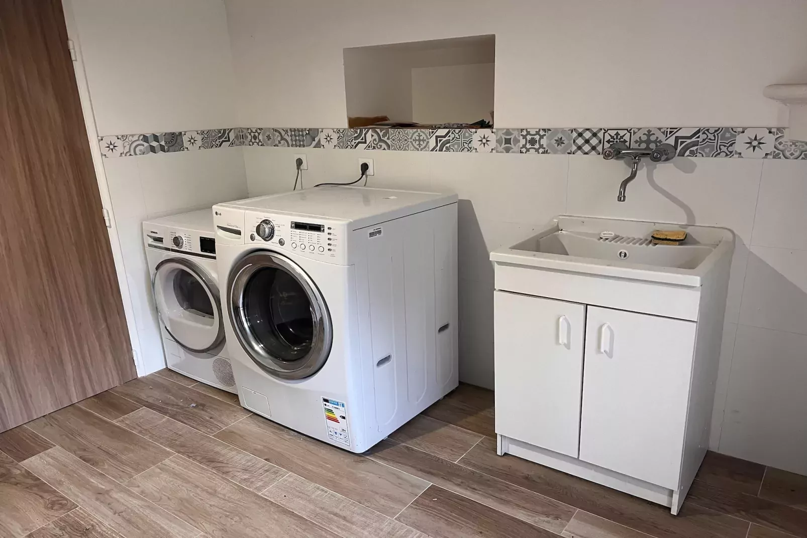 Jolie maison de vacances Lacanau-Badezimmer
