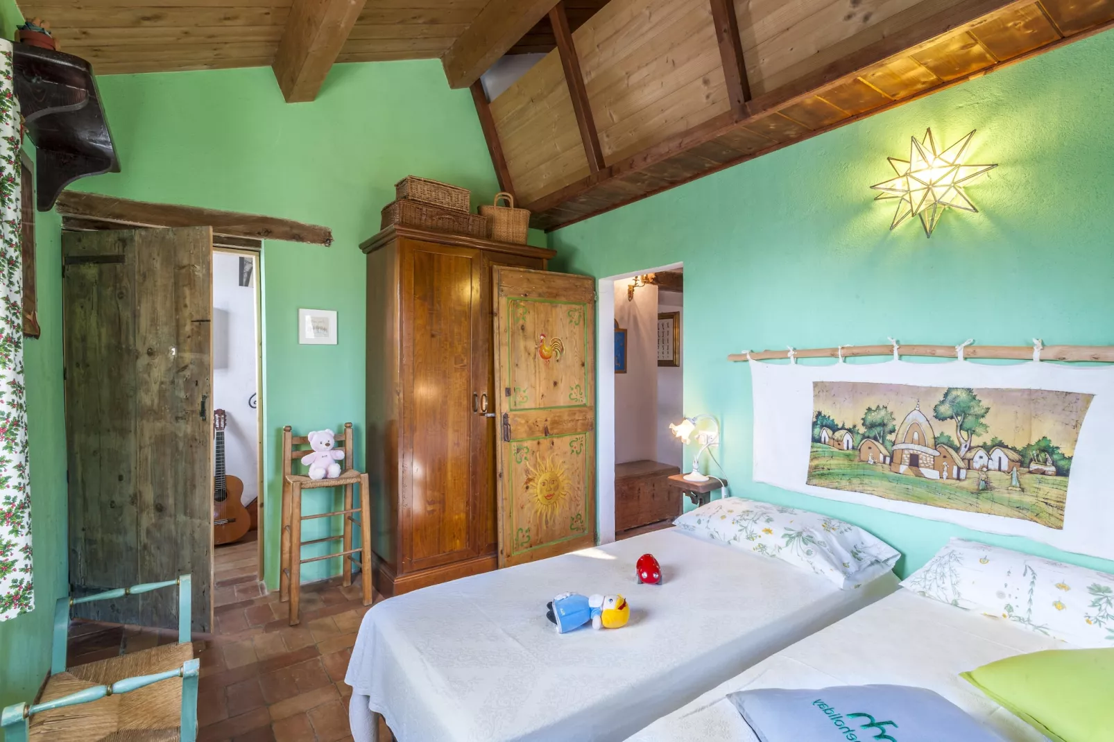 Le Castorelle-Schlafzimmer