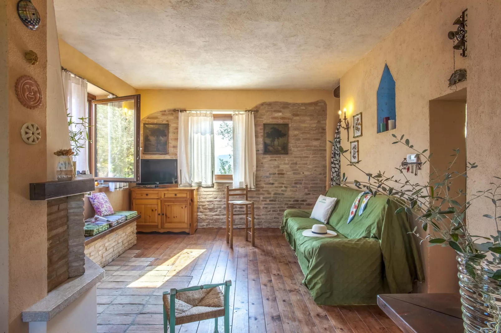 Le Castorelle-Wohnzimmer