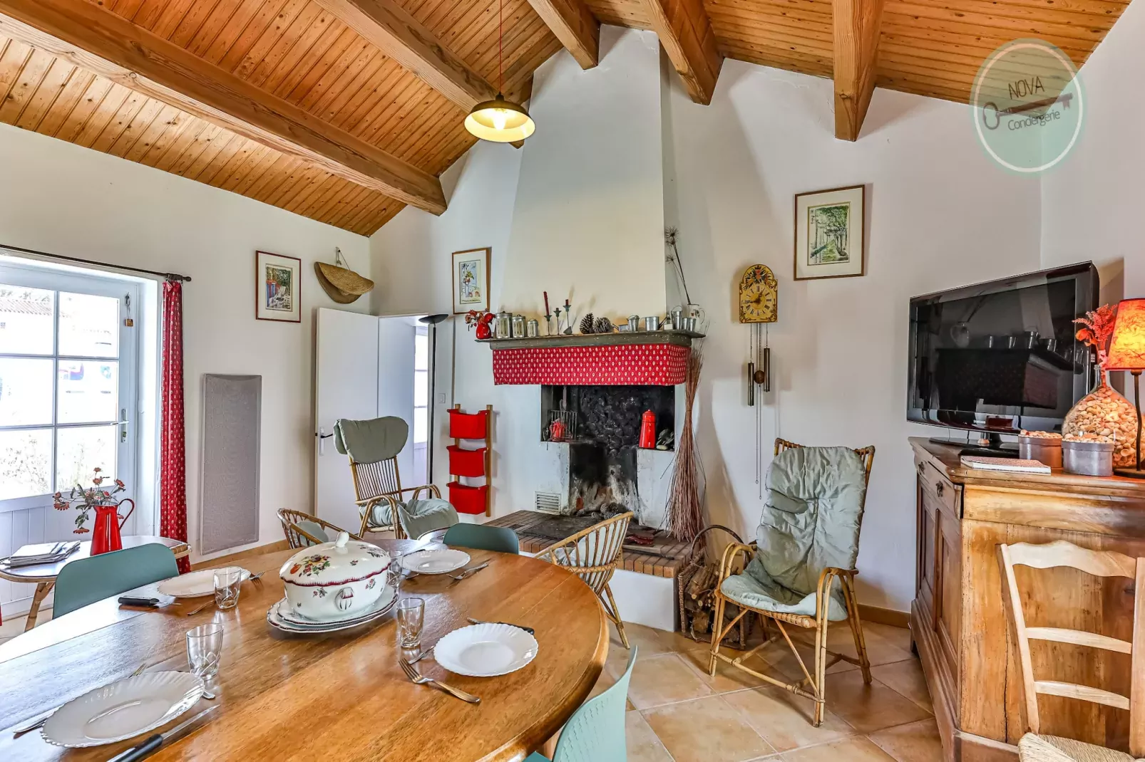Charmante maison vendéenne-Living room