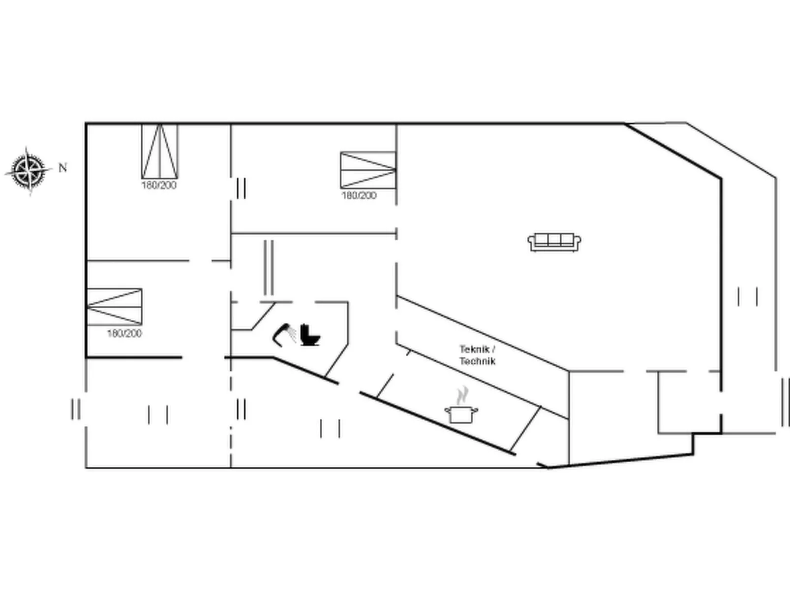 "Ginie" - 70m from the sea-Inside