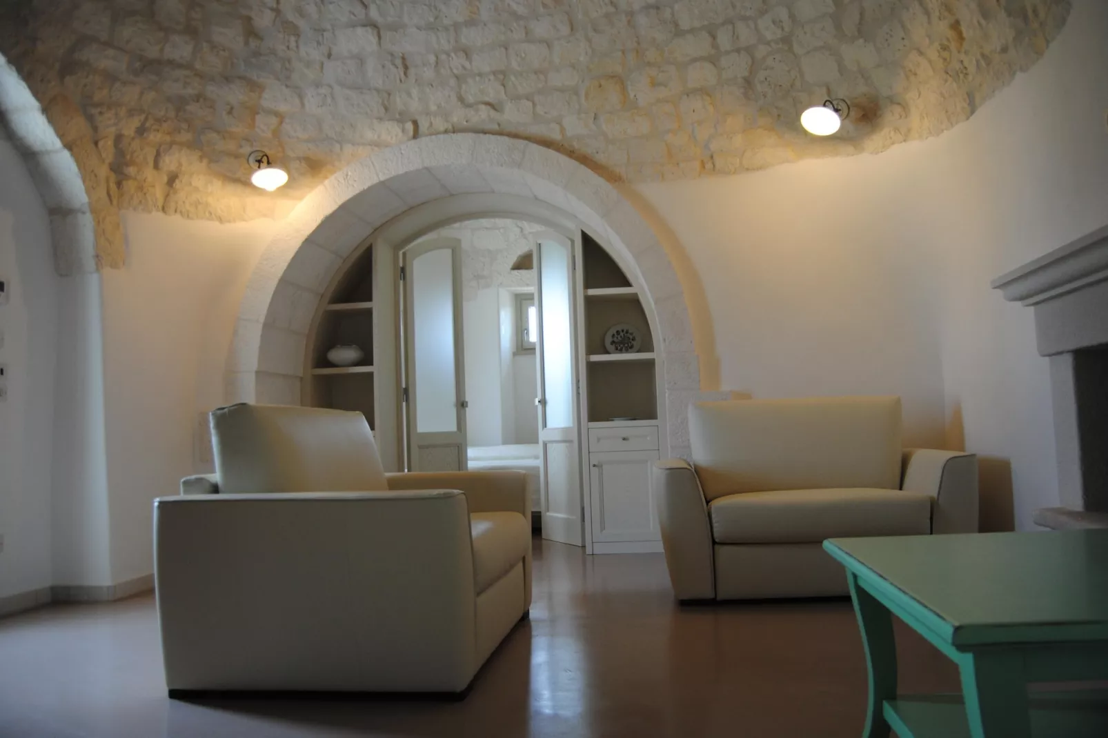 Trullo Amato Cisternino-Wohnzimmer