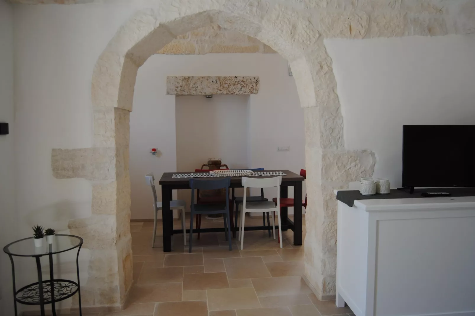 Trullo Rosa Ostuni-Living room