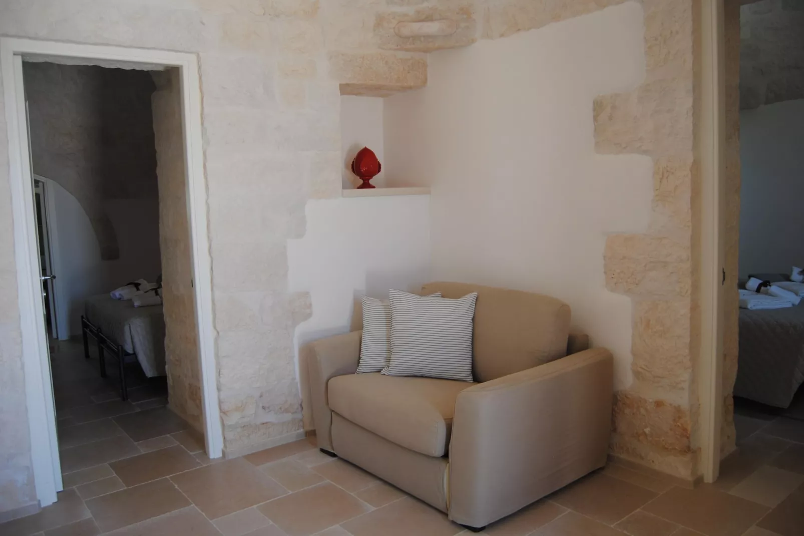 Trullo Rosa Ostuni-Living room
