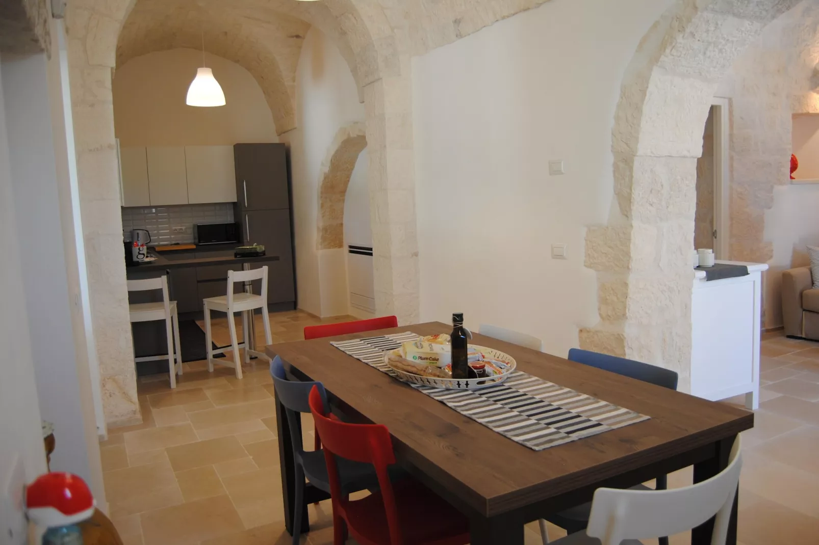 Trullo Rosa Ostuni-Dining room