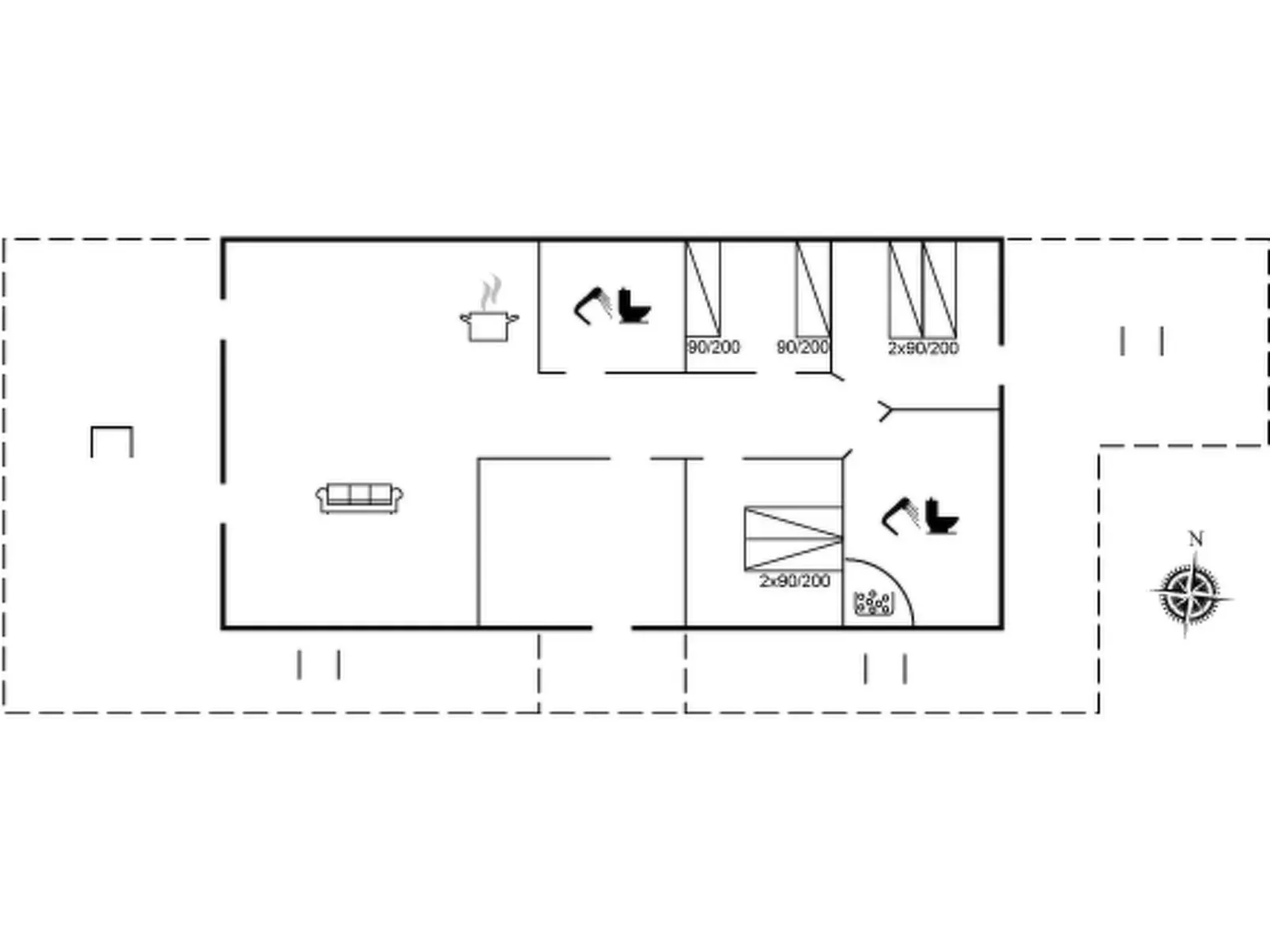"Hjalmar" - 400m from the sea-Inside