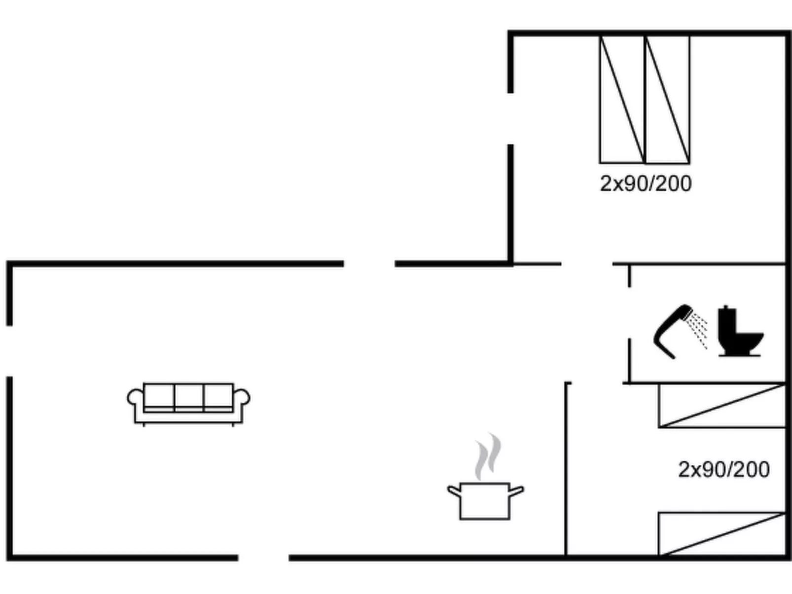 "Skyler" - 250m from the sea-Inside