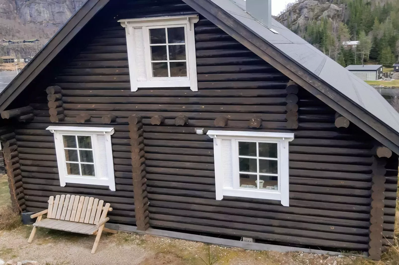 Maison de vacances pour 6 a Tjørhom-Extérieur