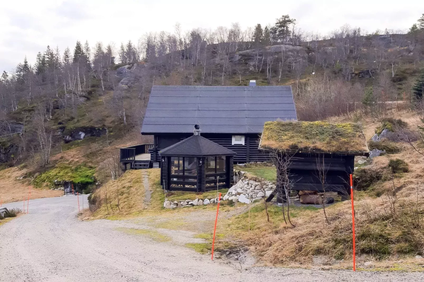 Maison de vacances pour 6 a Tjørhom-Extérieur