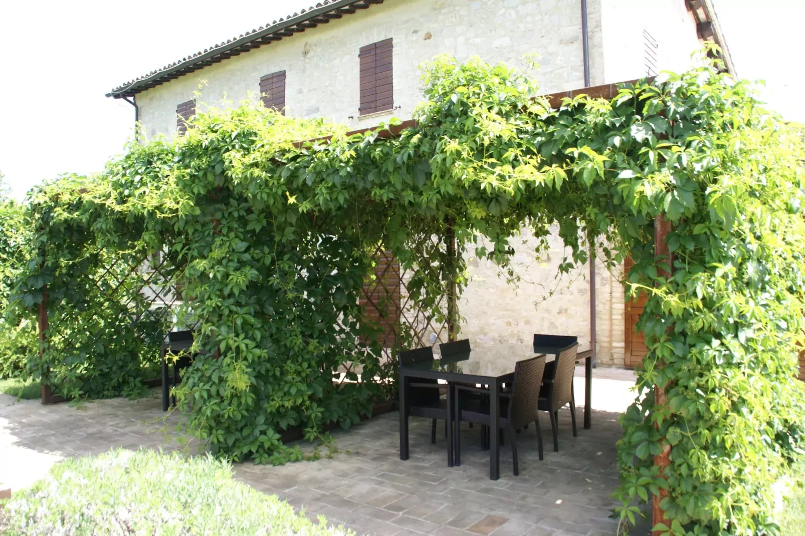 Le Volte-Exterior in summer
