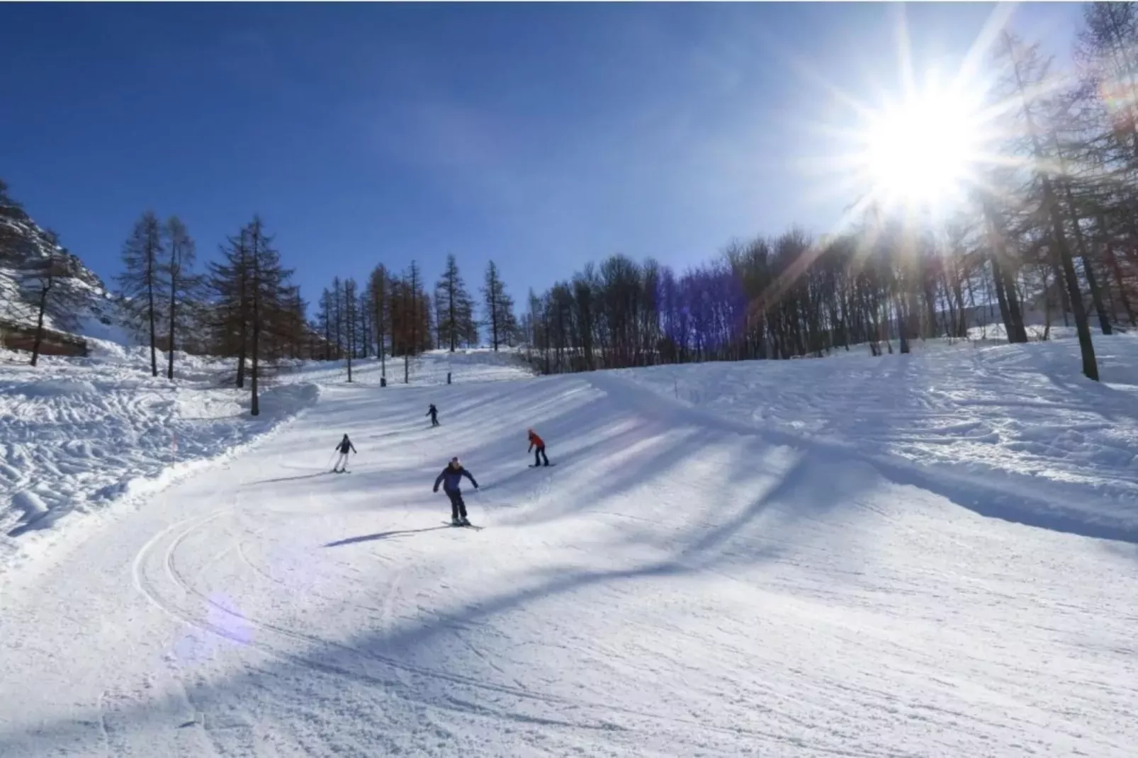 Chalet Antey Quadri B-Gebiet Winter 5 km