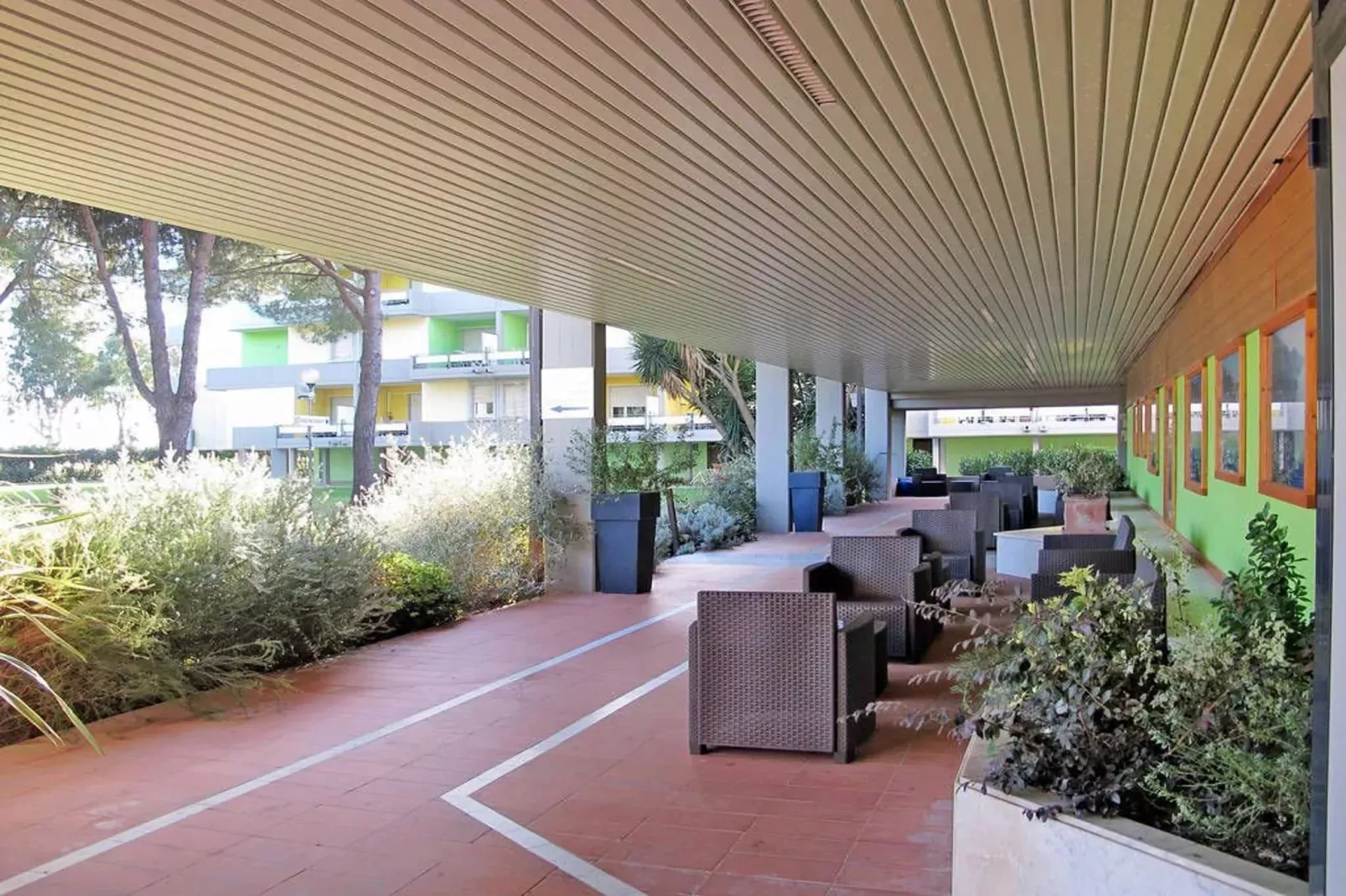 Residenza Alberghiera Italia in Luni - Bilocale B4-Gärten Sommer
