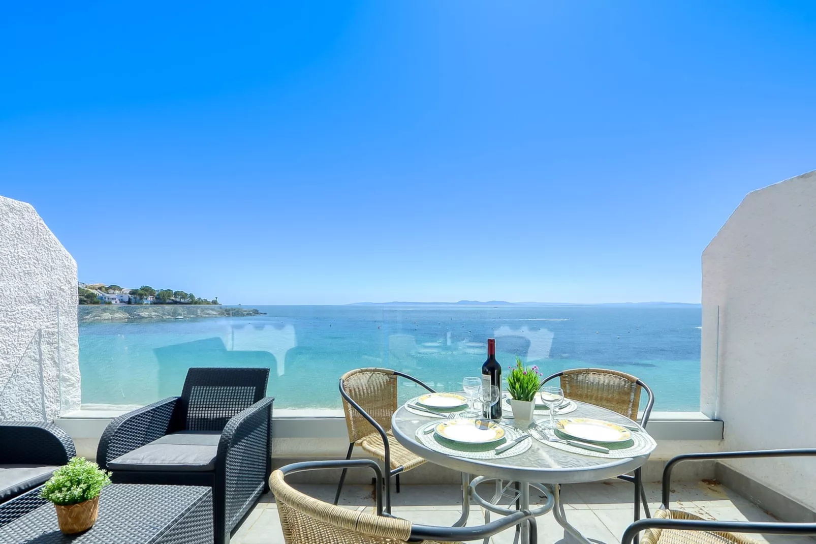 ALMADRAVA BEACH 1 Roses-Terrassenbalkon