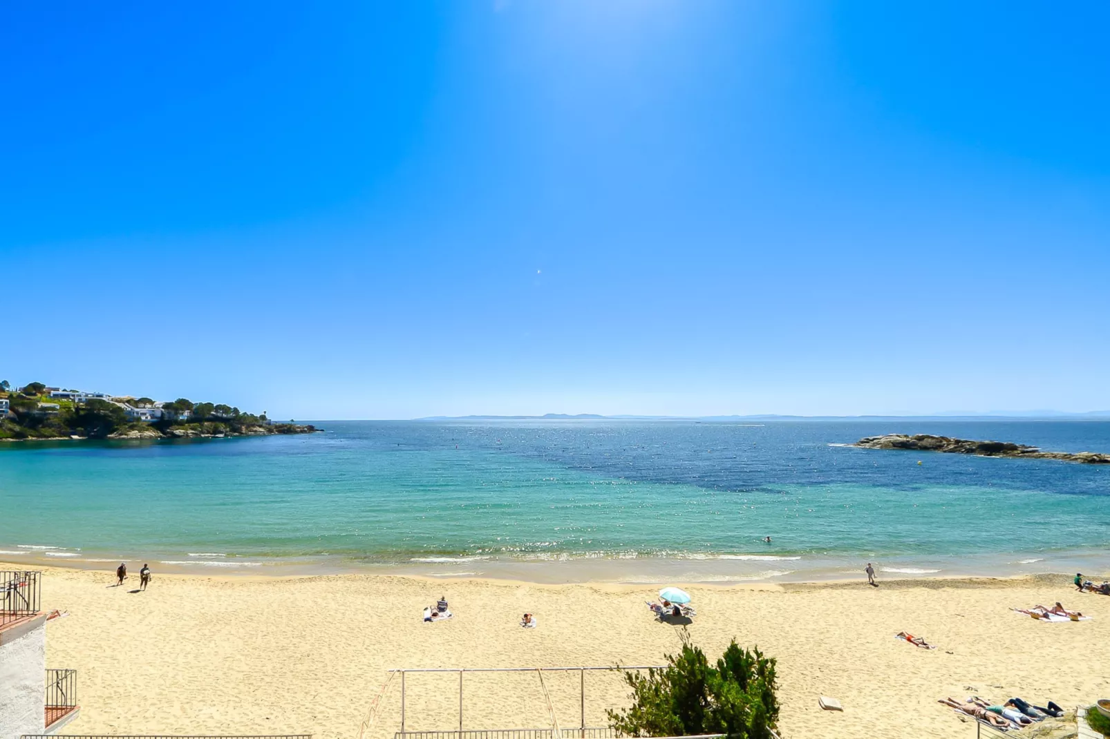 ALMADRAVA BEACH 1 Roses-Gebiete Sommer 1 km