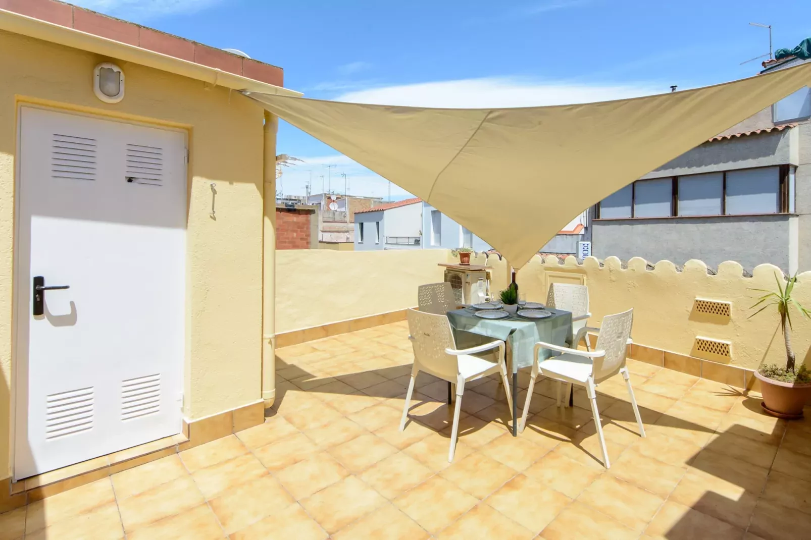CASA PUIG ROM 40 Roses-Terrace balcony