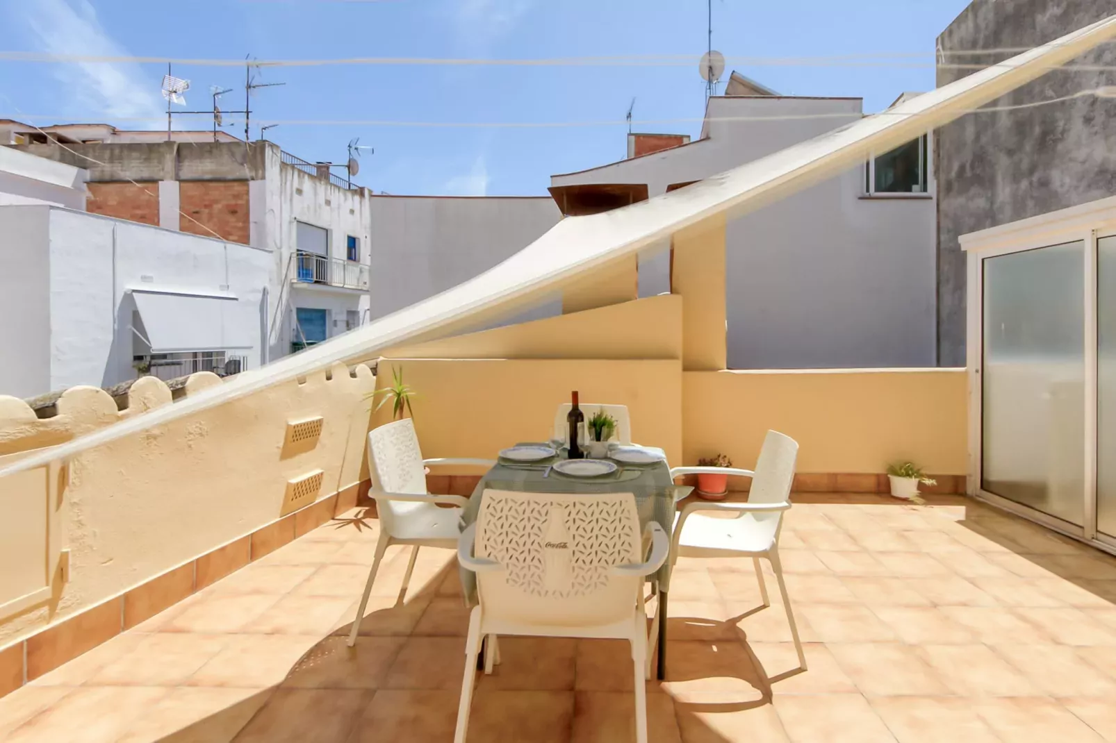 CASA PUIG ROM 40 Roses-Terrace balcony