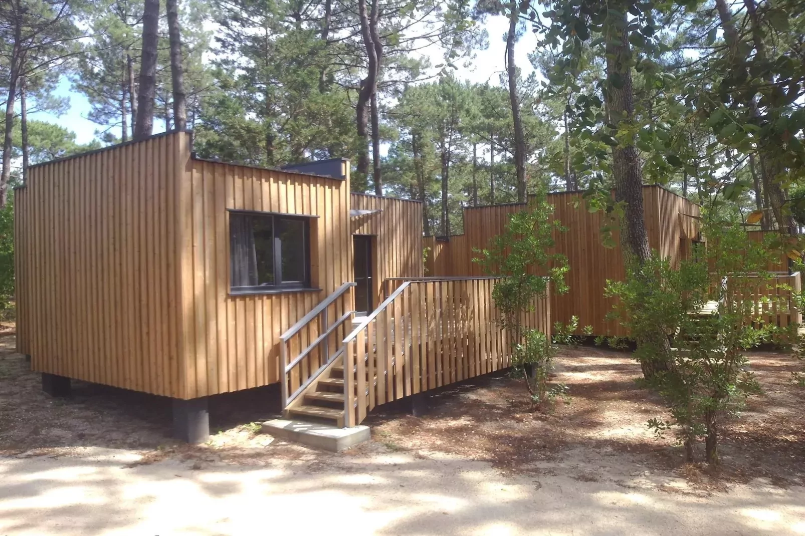 Lodge 4 Pièces 8 Personnes 2  bébés-Extérieur été