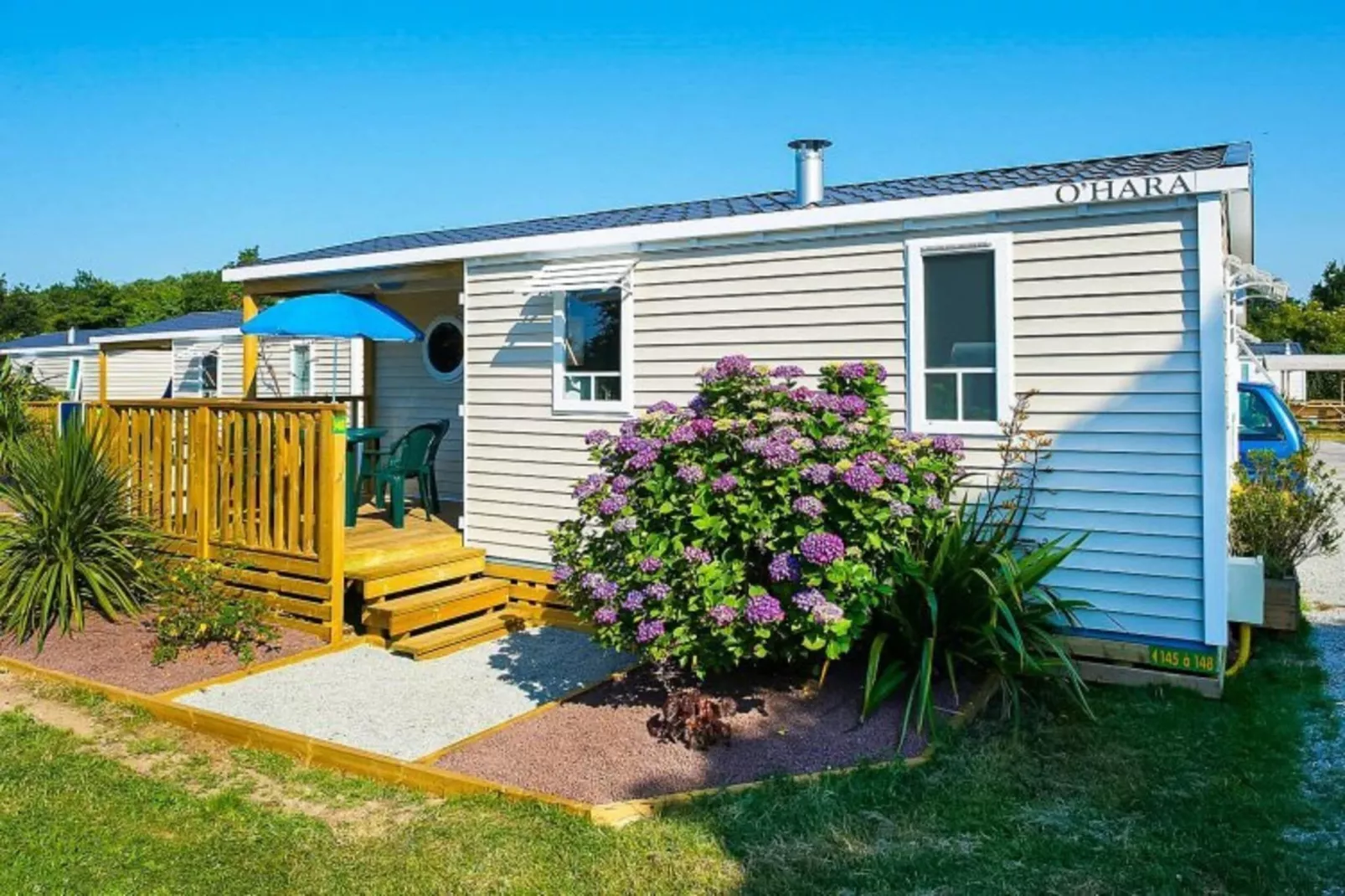 Larmor plage- Lodge 3 Pièces 5 Personnes 1 bébé-Gardens summer