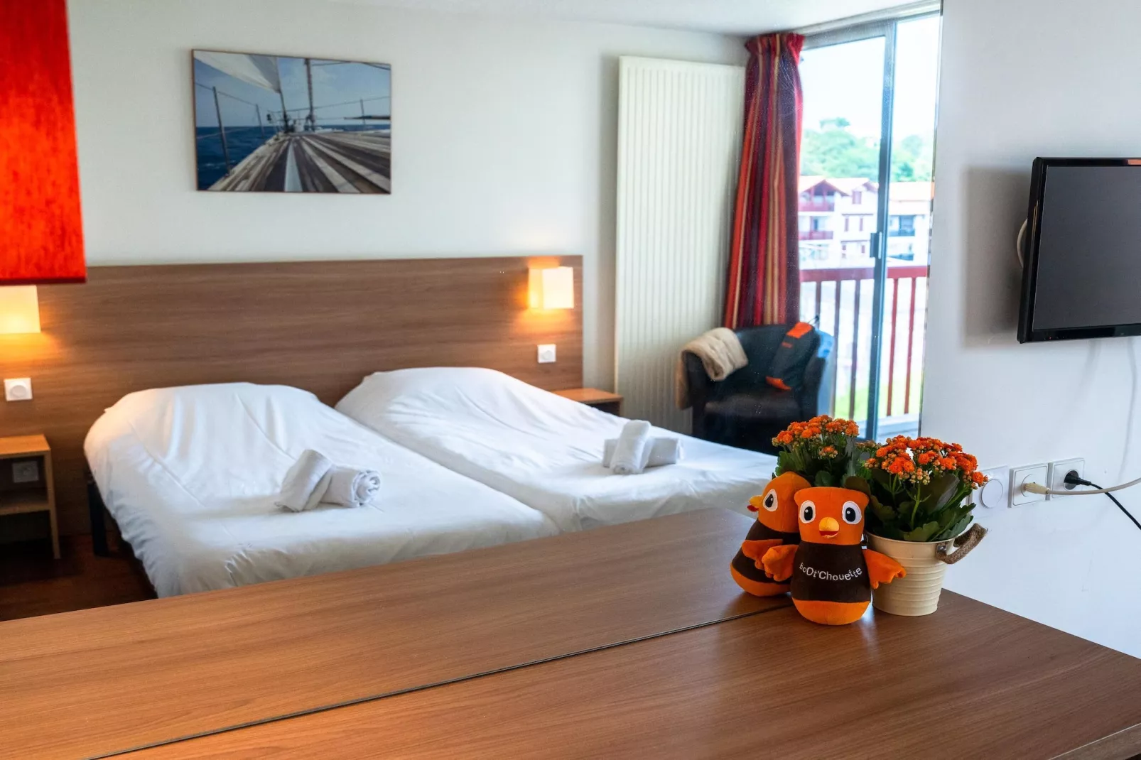 Urrugne Saint-Jean-de-Luz - Appartement 3 Pièces 4 Personnes 2  bébés 2 salles d'eau-Chambre