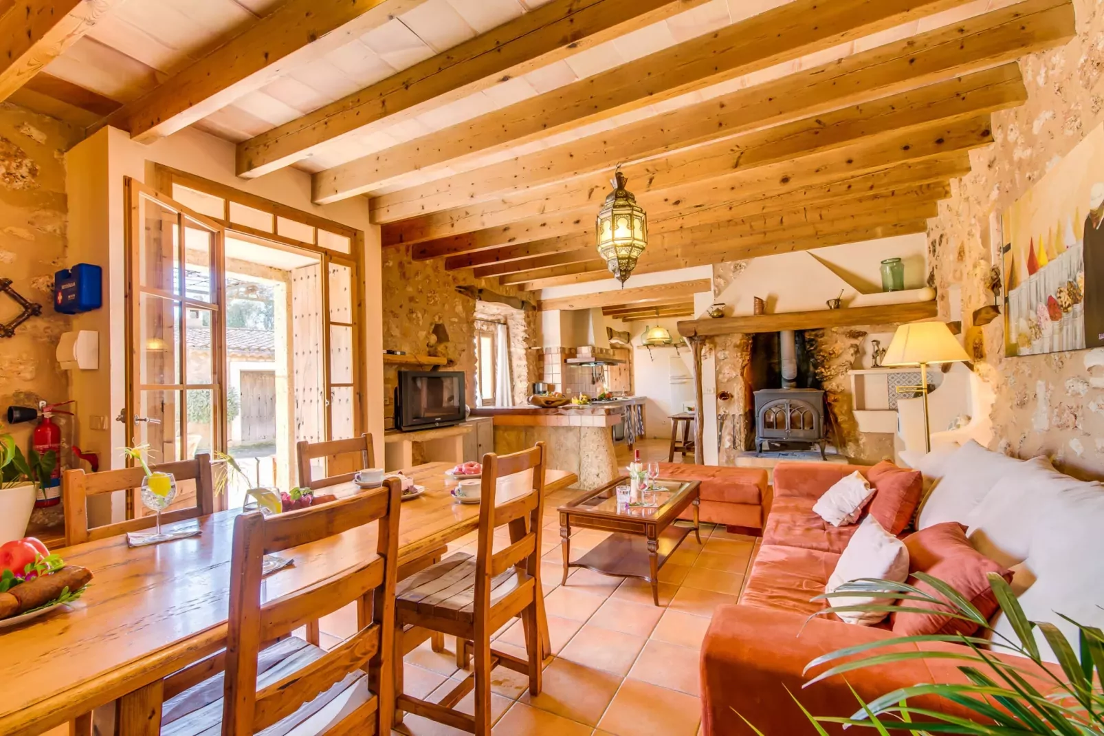 Finca Can Maria Costitx-Living room