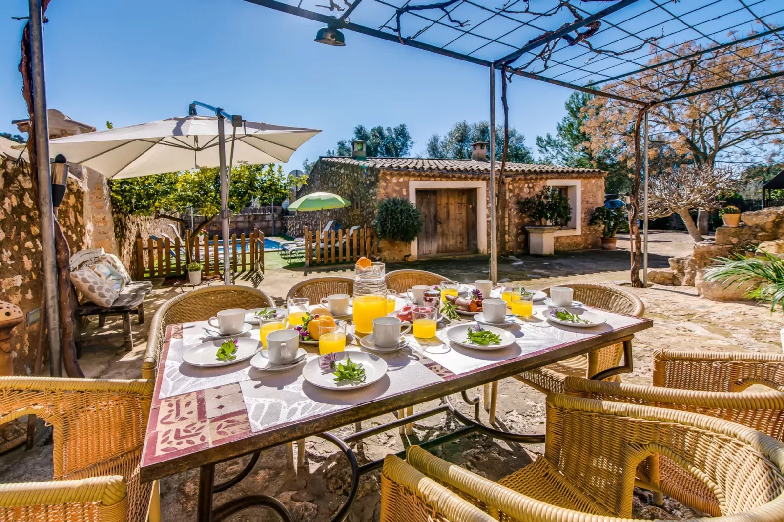 Finca Can Maria Costitx-Terrace