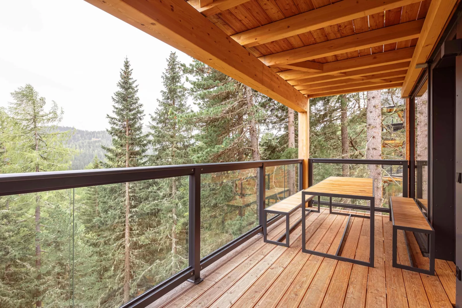 Naturchalets Turracher Höhe 15-Terrace balcony