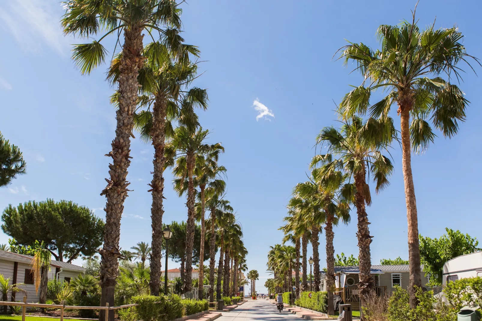 CAMPING ESTIVAL VENDRELL PLATJA Mobile home mediterranea 4 pax-Gebiete Sommer 1 km