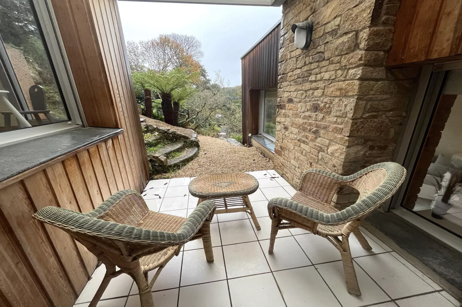 Maison de vacances avec studio Trébeurden-Terrace balcony