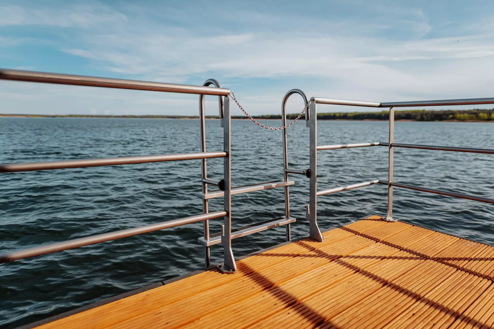 Hausboot am Gräbendorfer See-Terrassenbalkon