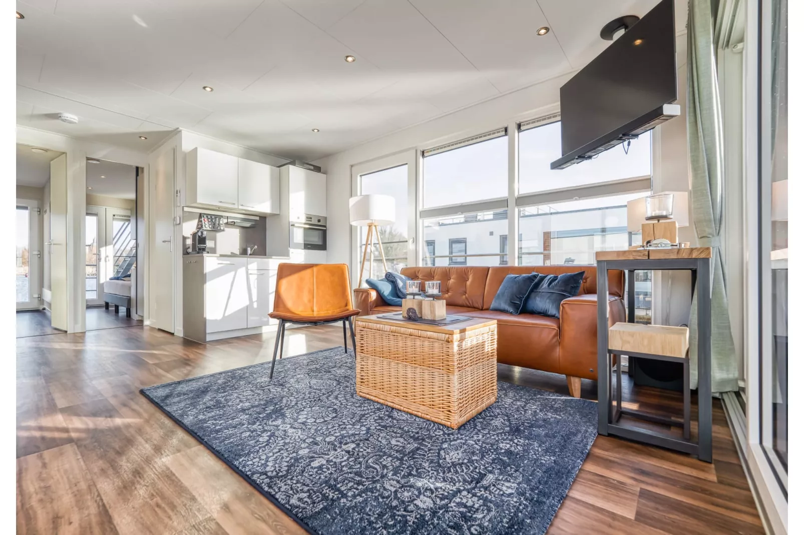 Hausboot in Ribnitz-Damgarten-Living room