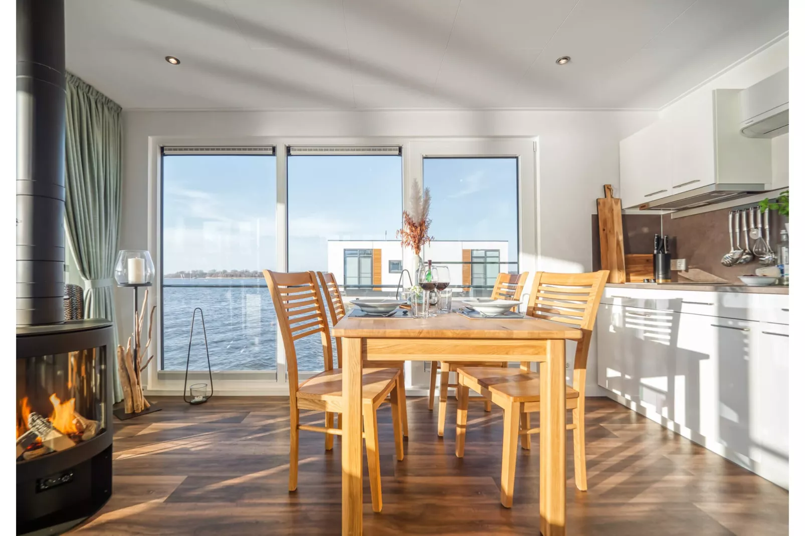 Hausboot in Ribnitz-Damgarten-Kitchen
