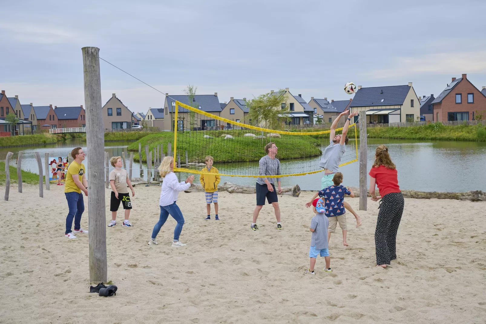 Park Veerse Kreek 1-Gebiete Sommer 1 km