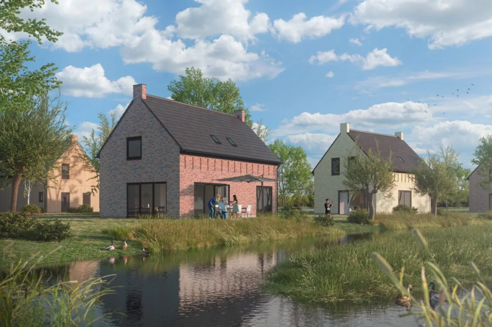 Park Veerse Kreek 3-Areas summer 1km