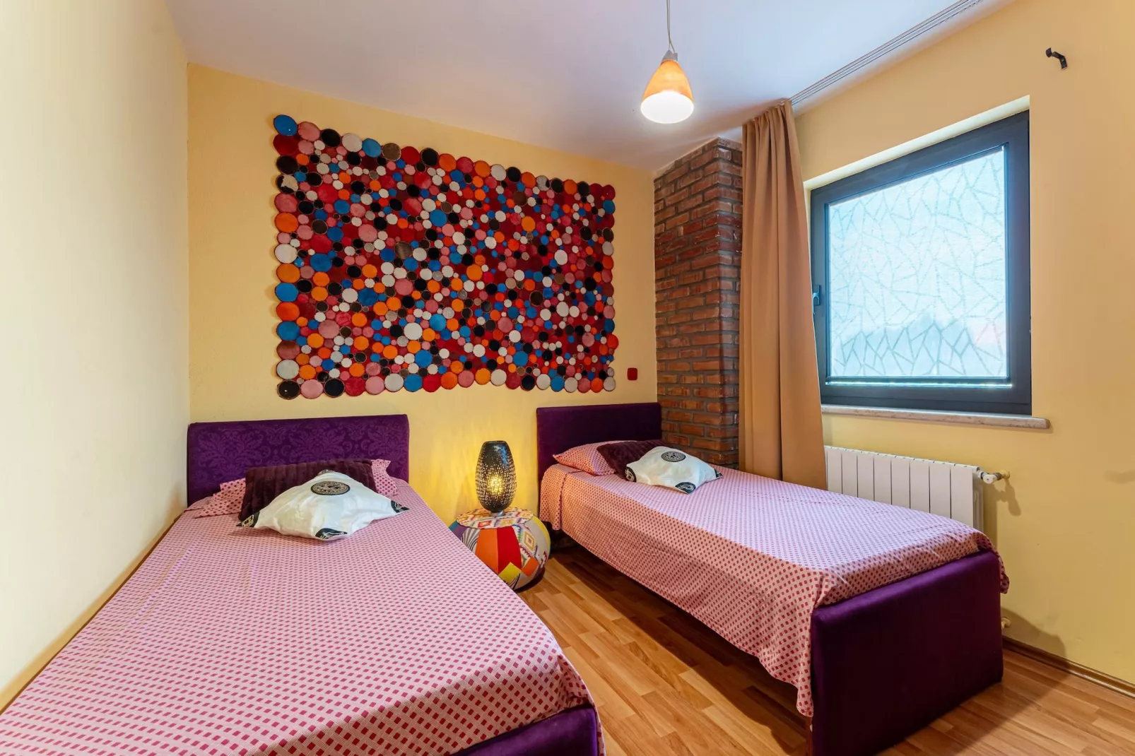 Oliveto - Apt. Sole with Sea View-Chambre