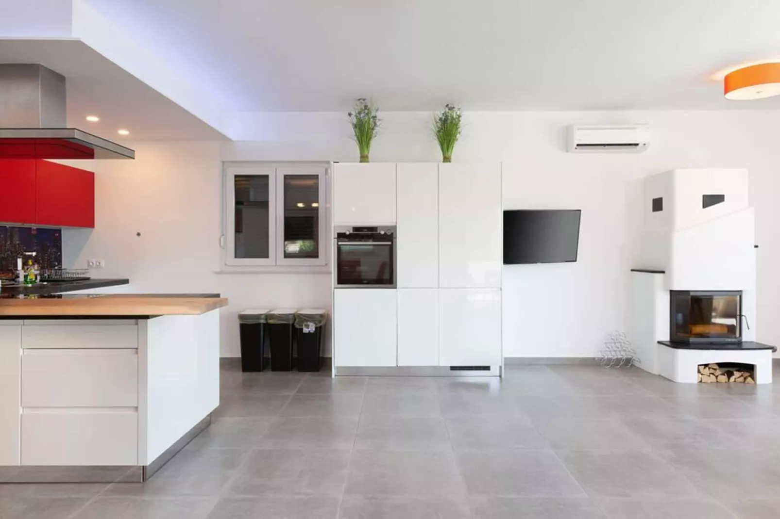 Villa Histra - Private Pool, Sea View, 5 Bedrooms-Kitchen