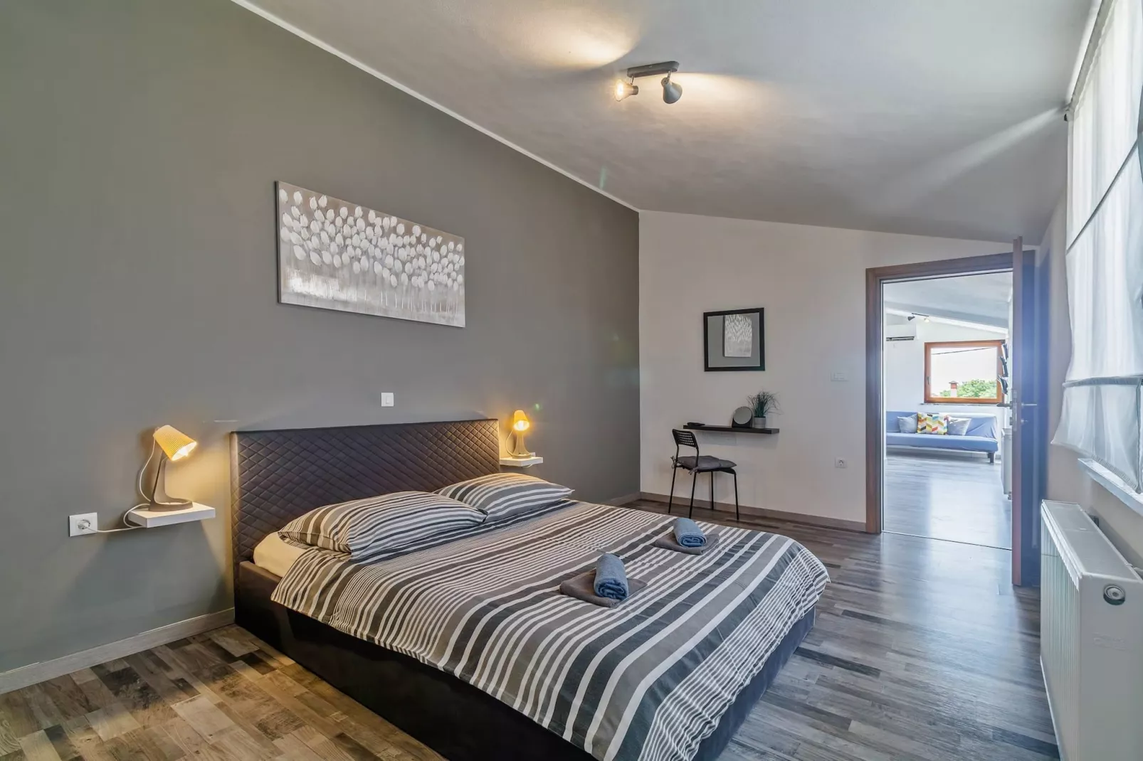 Holiday House Ulika with Private Pool-Bedroom