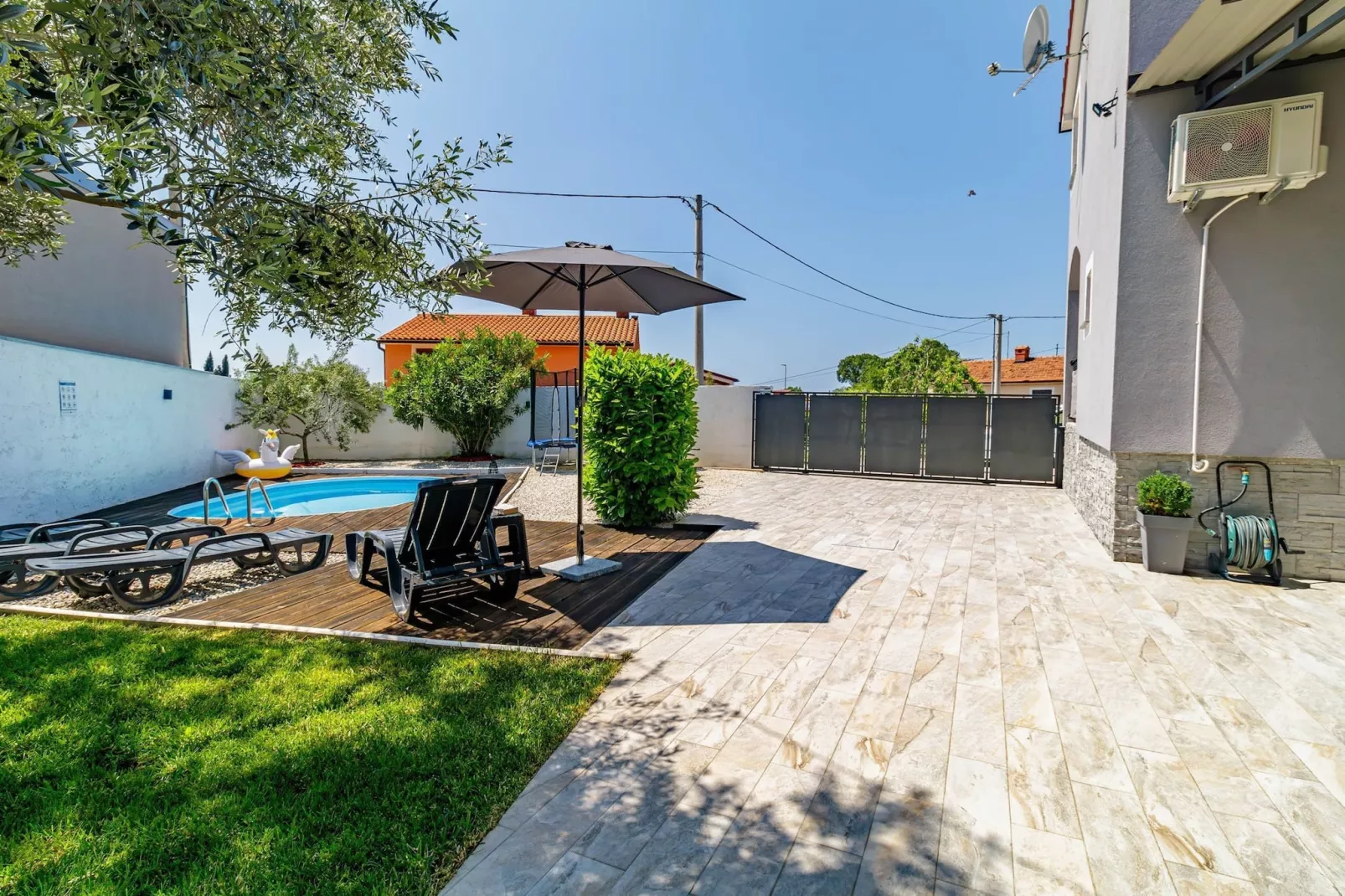 Holiday House Ulika with Private Pool-Gardens summer