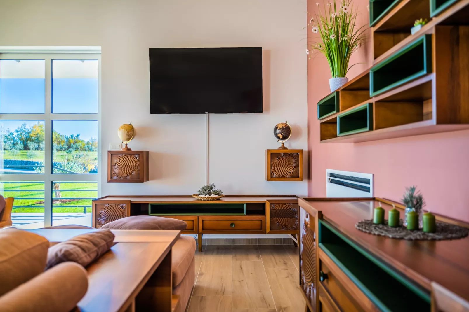 Villa Arkaim with Private Pool-Living room