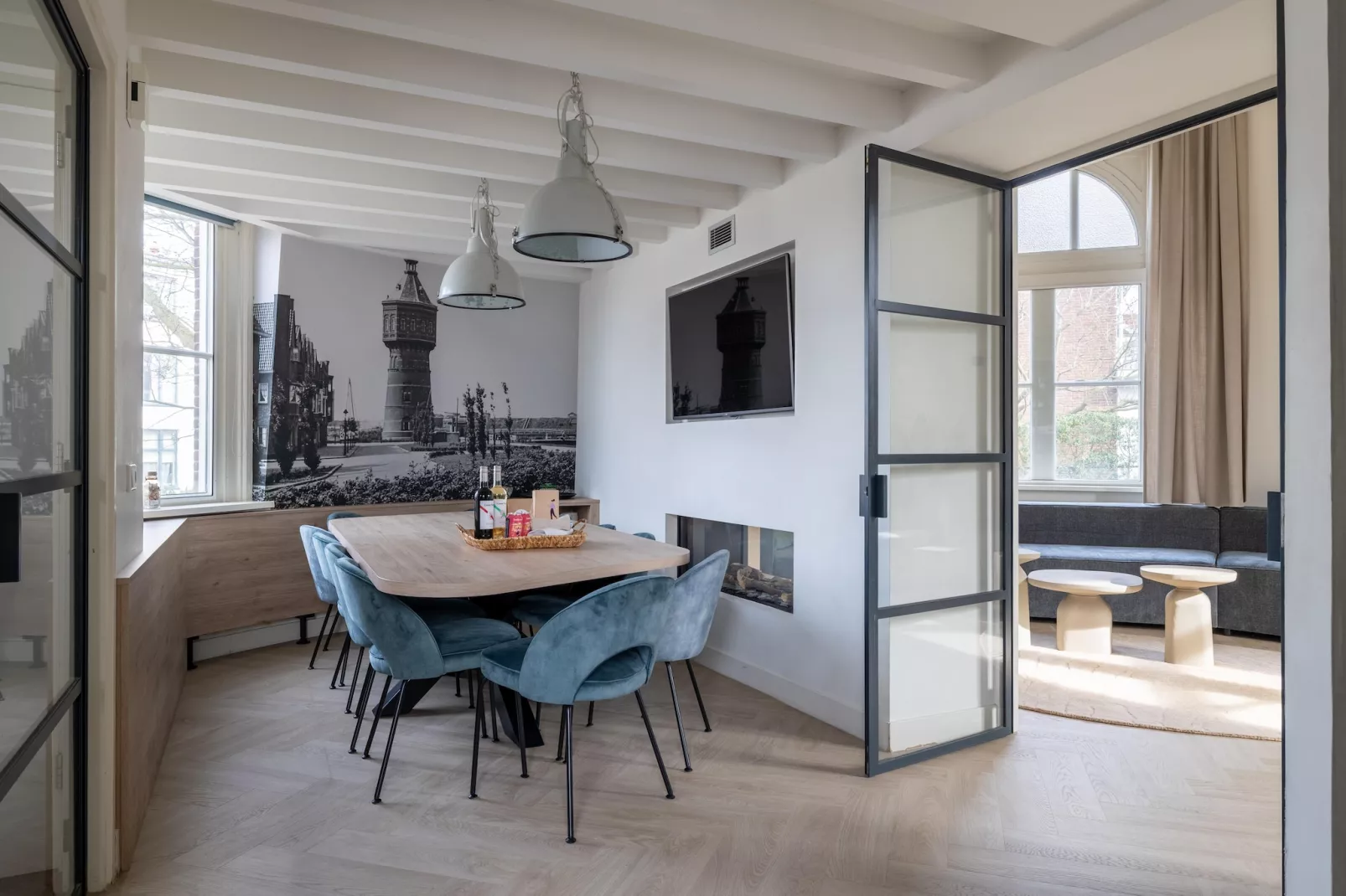 Watertoren Vlissingen 16 pax-Dining room